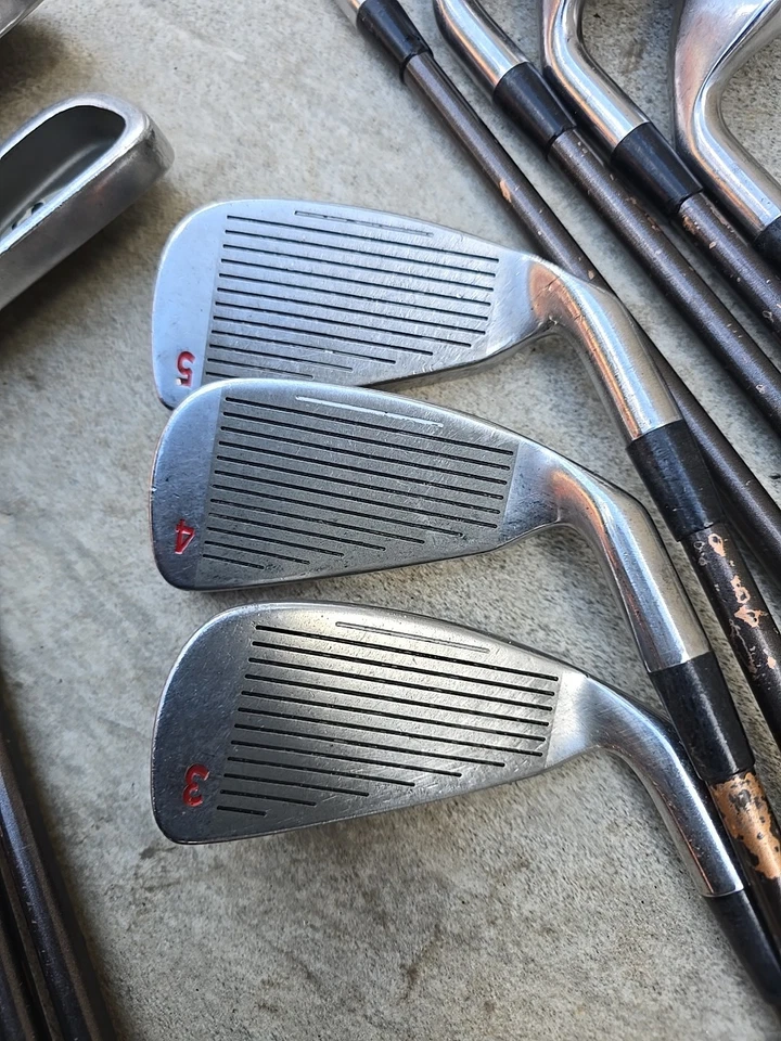 Rear Purdition Hot Shot Iron Golf Set 3- SW. Regular Graphite Shafts. Left Hande - Image 3 of 4