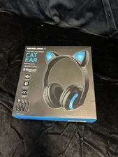 Sound logic XT Cat Ears Color Changing Wireless Headphones, Bluetooth