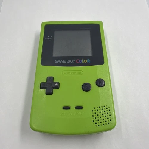 Nintendo Game Boy Color Kiwi Handheld System Used Tested Working Low Sound