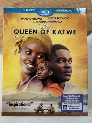 Queen of Katwe (Blu-ray, 2016) w/slipcover BRAND NEW SEALED