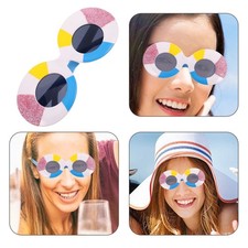 Funny Novelty Hawaiian Sunglasses ABS Material Colorful Party Accessories