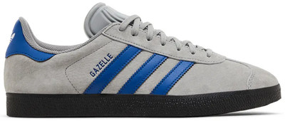 Adidas Gazelle Grey Collegiate Royal Blue White Sneakers Shoes IH3815 Men's 8-13