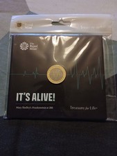 Royal Mint 2018 Mary Shelley Frankenstein 