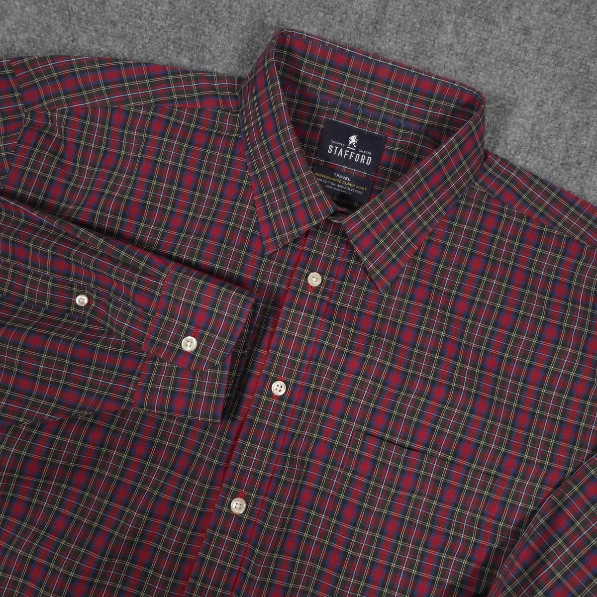 Stafford Men's Regular 18 Size Dress Shirts for sale | eBay Stafford Men's Regular 18 Size Dress Shirts for sale | eBay