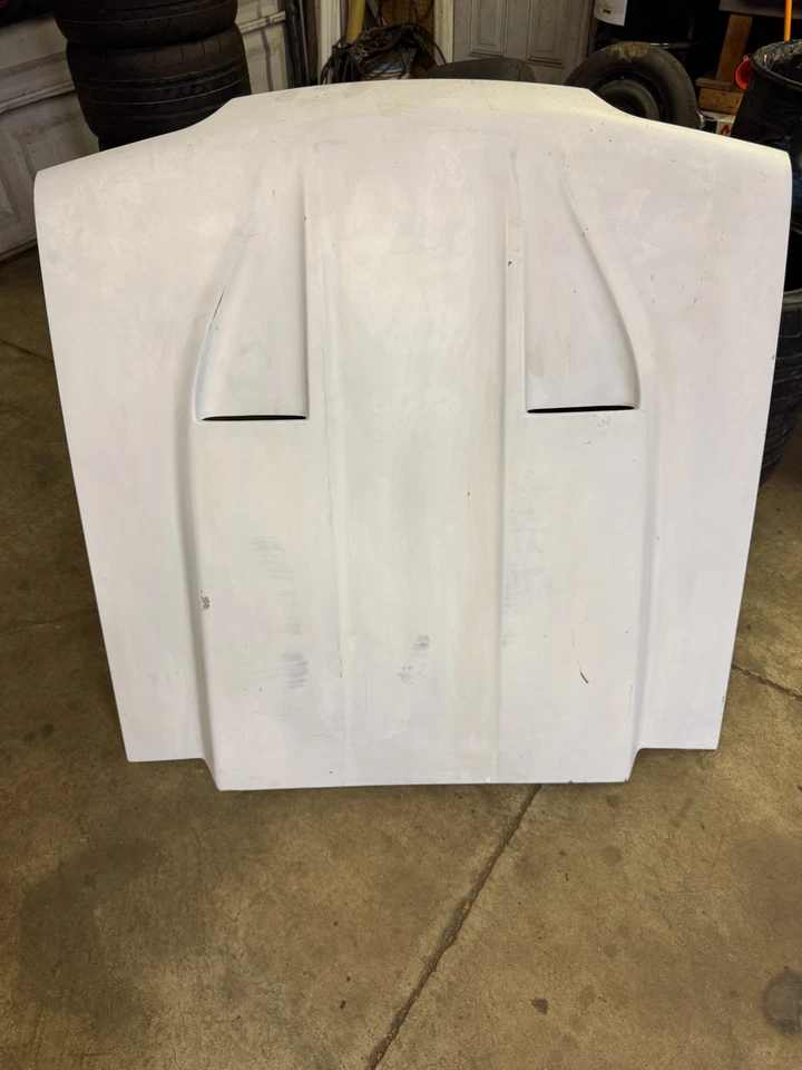 87-93 Ford Mustang Cervinis Cowl Hood Ram Air Stormin Norman Fiberglass COBRA - Image 2 of 4