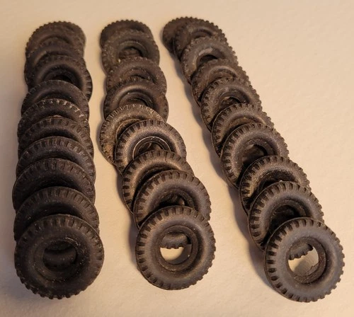 vintage dinky toys 13978 tyres  x 30