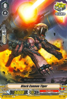 #ad #ad BLACK CANNON TIGER V EB01 040EN C CARDFIGHT VANGUARD HP $1.99