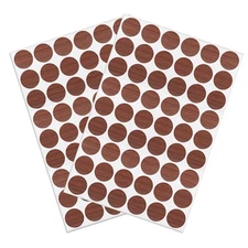 2-Table Self-adhesive Screw Covers Caps Sticker 21mm 54 in 1 Cherry Wood