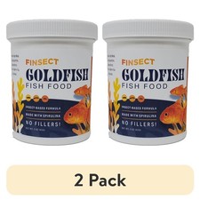 Goldfish Food Crumbles Fish Fry Feed 2 Pack