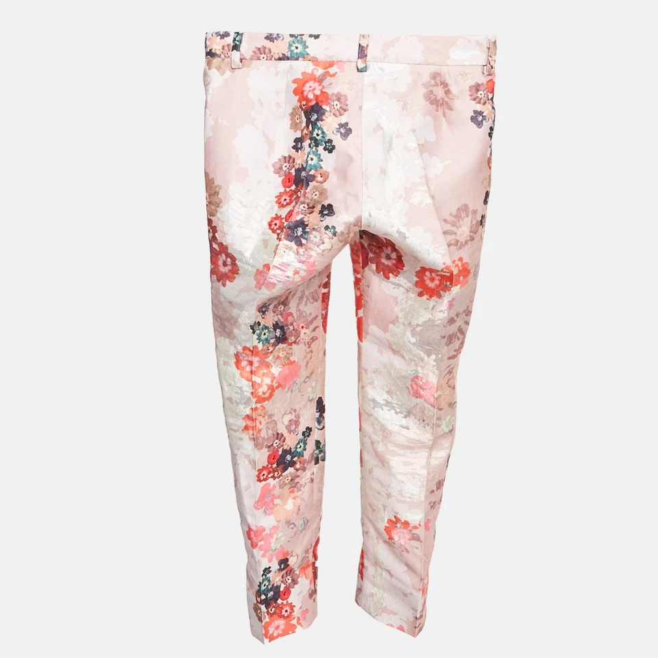 Pantalón Jacquard Simonetta Niños Rosa Floral 6 Años Foto 2 de 4