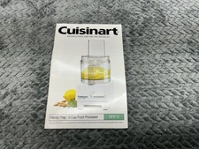 Cuisinart Handy Prep DFP-3 Food Processor Instruction Manual OEM