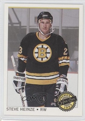 1992-93 O-Pee-Chee Premier Steve Heinze #24 0i6