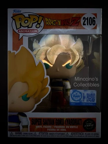 Dragon Ball Z Super Saiyan Goku Yardrat Glow Chase Funko Pop 2106