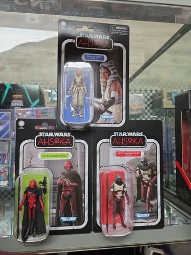 Star Wars Vintage Collection Ahsoka Figure Bundle Of 3