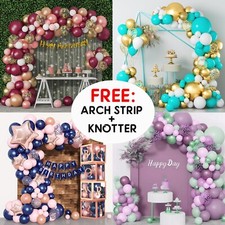 Balloon Arch Kit +Balloons Garland Birthday Wedding Party Baby Shower Decor UK 2