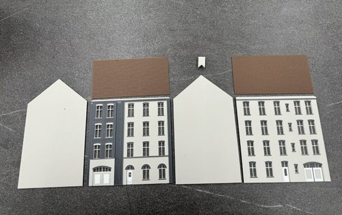 Kit de construcción de casa de pueblo, escala H0, TT, N, impresión 3D multicolor - Imagen 19 de 19