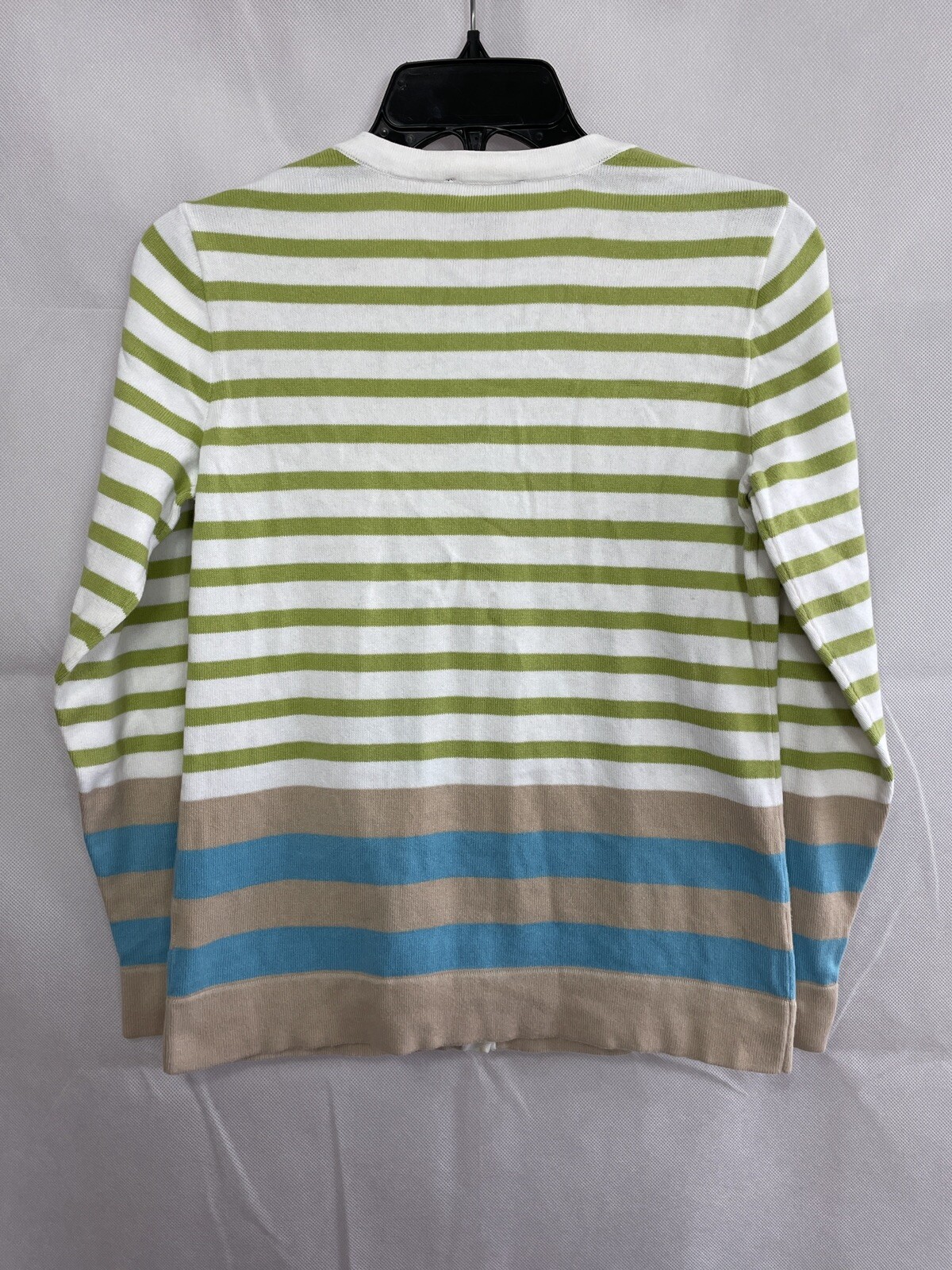 Pendleton Sweater Button Down Striped Womens Size… - image 8