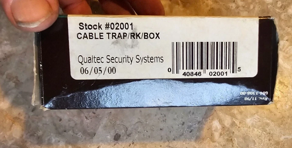 Qualtec RK Cable Trap Box Lock cables to computer - Image 2 of 3