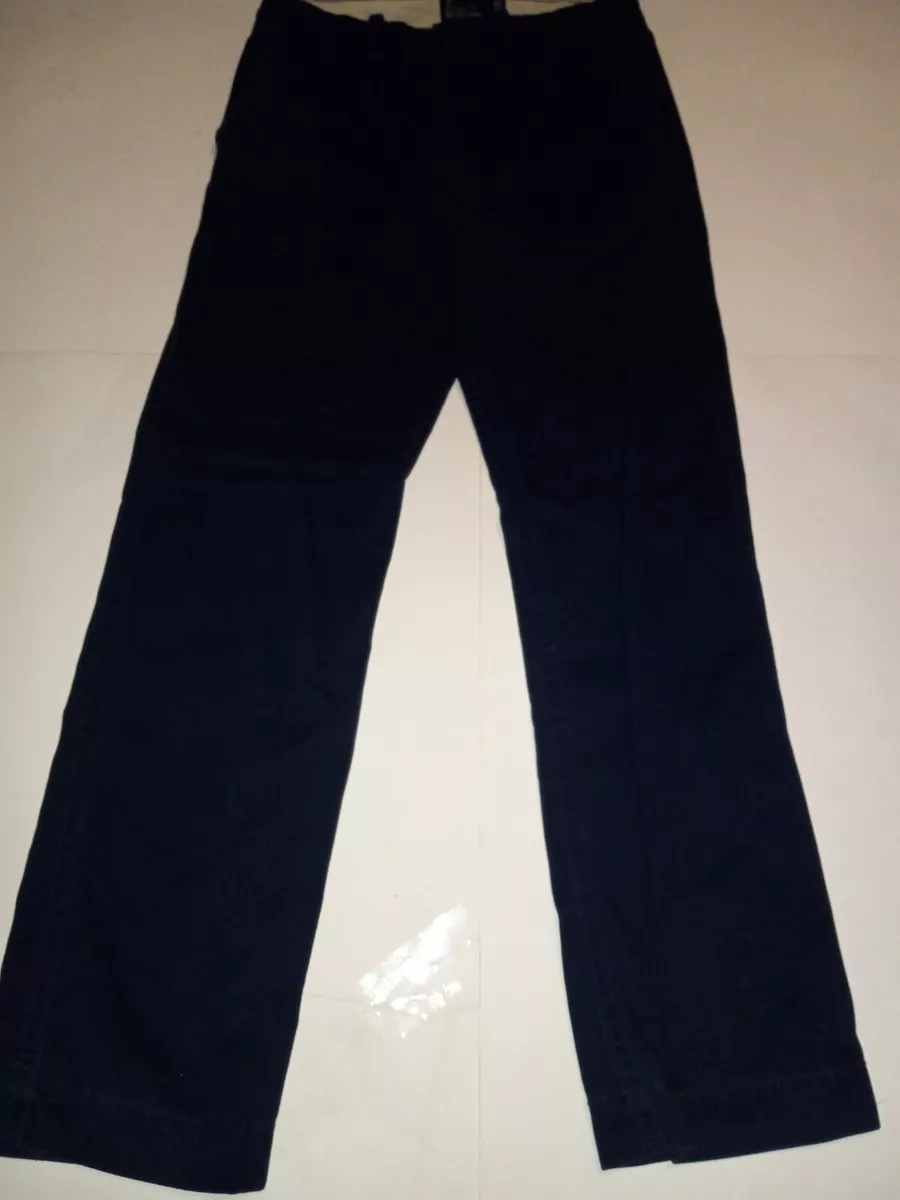 American Eagle Outfitters Mens Relaxed Fit NavyBlue Twill Pants Size 29x32