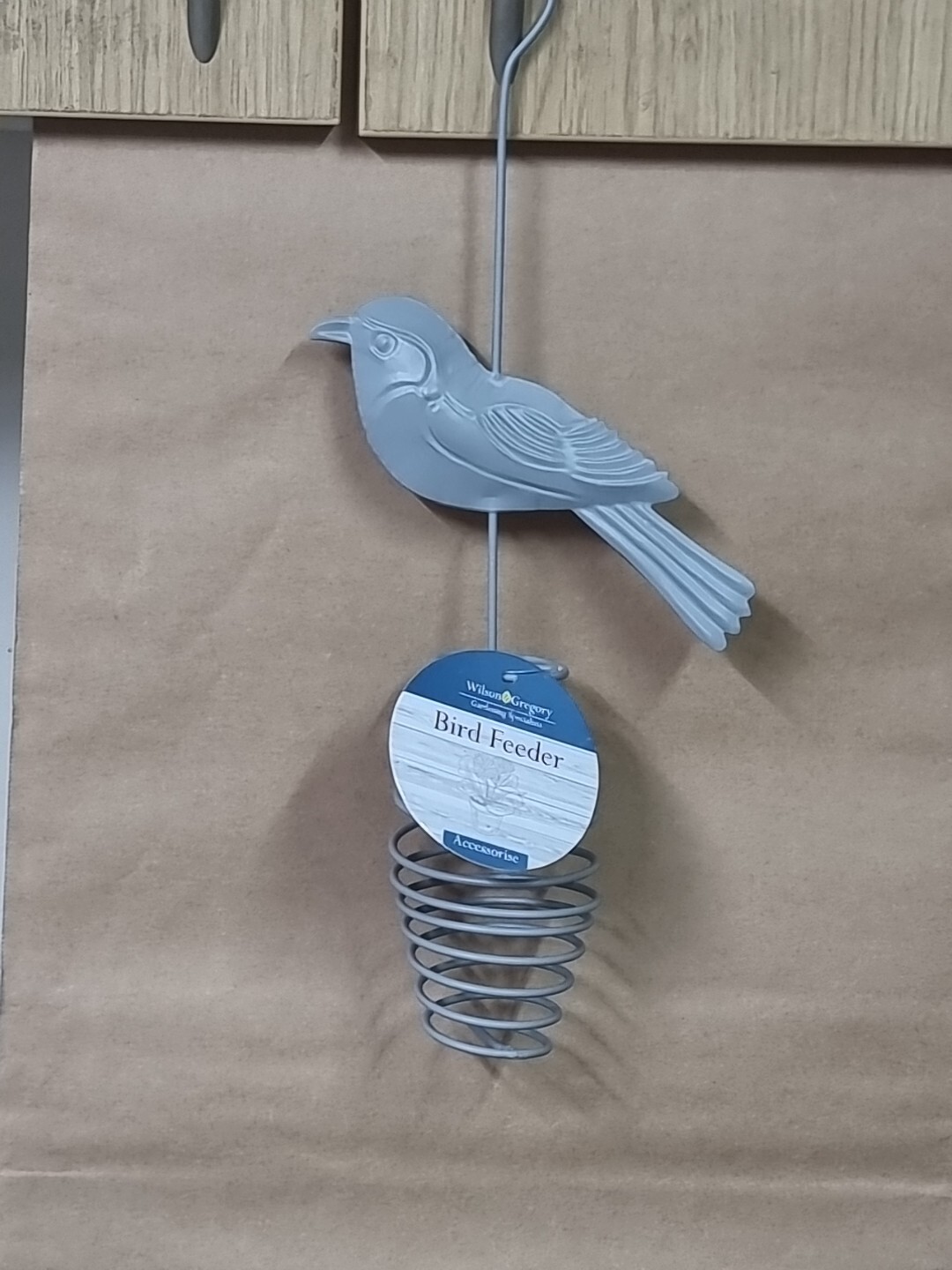 LARGE SQUIRREL PROOF SEED BIRD FEEDER WILD FEEDING HANGING STATION GREEN OR GREY
