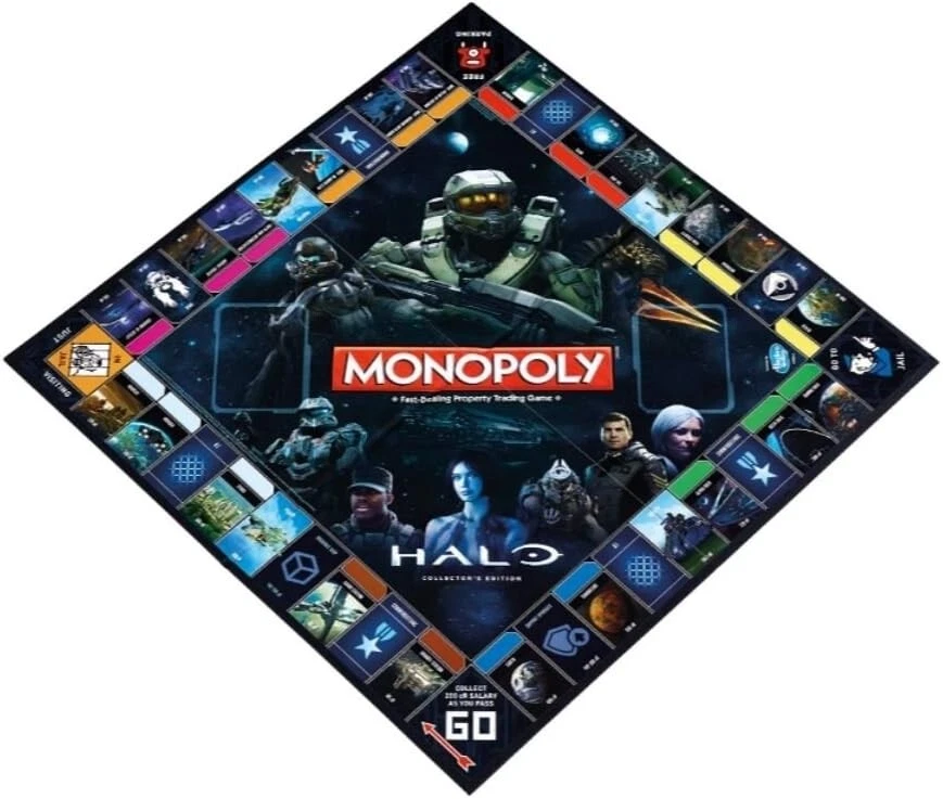 DAMAGED BOX - HALO COLLECTORS EDITION MONOPOLY BOARD GAME - Image 2 of 3