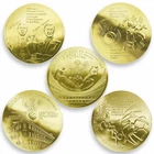 Liberty Island, set of 5 coins, 10 pesos, Russian football, FIFA, coin 2017