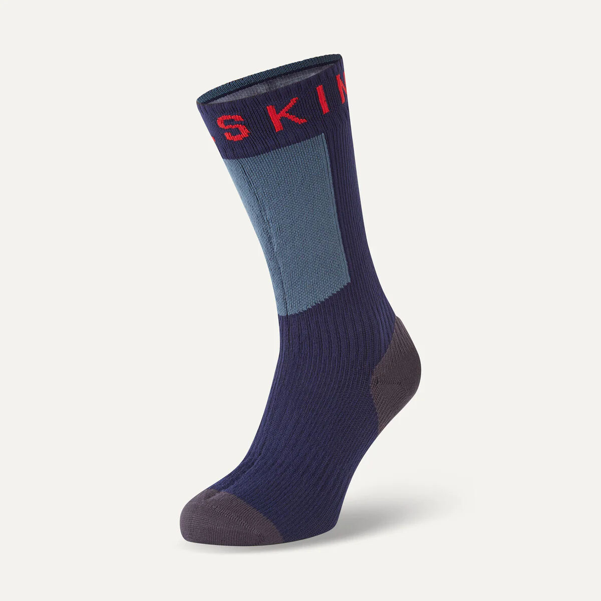 Гидростоп из уплотненной кожи Scoulton wasserdichte warme Wettersocke mittellange - marineblaurot 11990₽