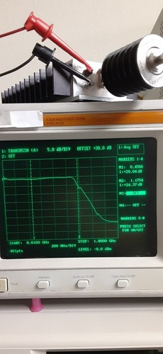 Broadband RF Power Amp 10MHz-1GHz 1 Wt NF=8dB 34dB min gain VSWR 2/2.5 US Made