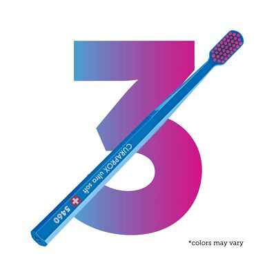 CS 5460 Ultra Soft Curaprox 3 Spazzolini - Farmacia Loreto - Foto 7