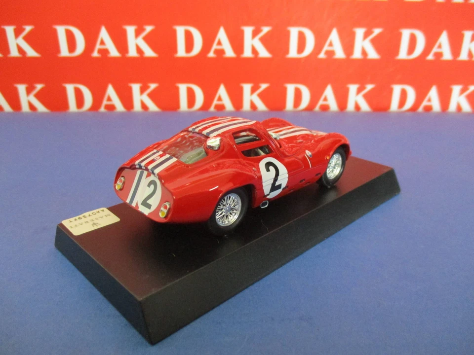 Die cast 1/43 Modellino Auto Maserati 151 24H Le Mans 1962 M. Trintignant - Immagine 3 di 3