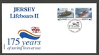 JERSEY 1999 LIFEBOATS SET on UNADDRESSED FIRST DAY COVER