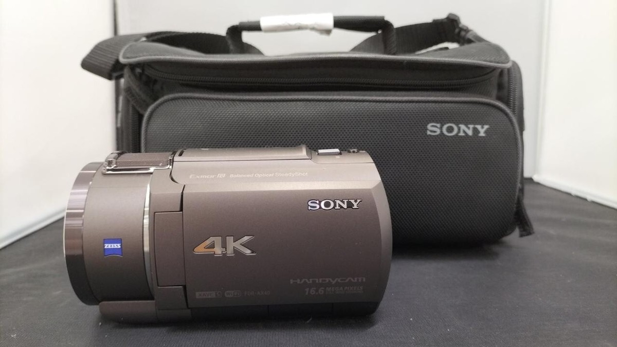 SONY 4K video camera FDR-AX40 Sony working Digital 4K with 20x 