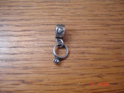 KAY JEWELERS CHARMED MEMORIES WEDDING RING HEART DANGLE CHARM STERLING SILVER