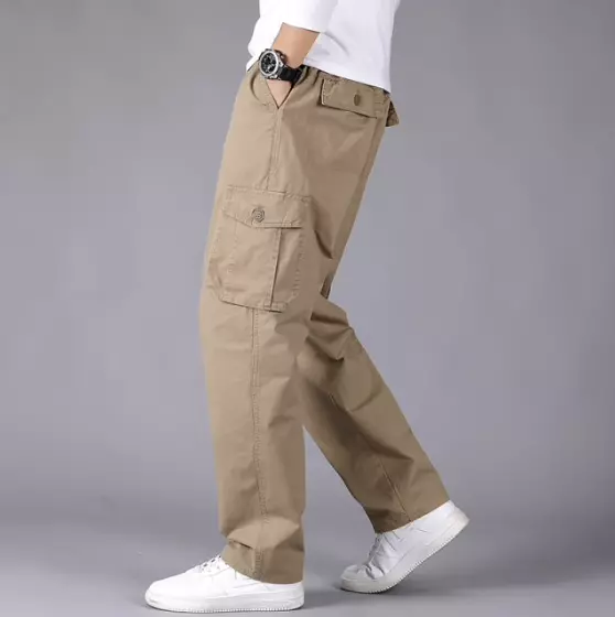 Pantalon Cargo Vert Homme