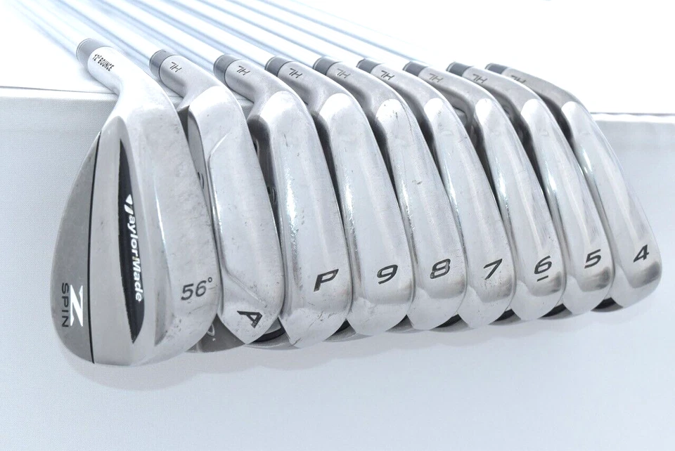 【Lefty】 9pcs TaylorMade SpeedBlade HL 4-5-6-7-8-9-PW-AW +56 Iron Set Uniflex LH - Image 2 of 4