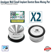 2X Basic Set Amalgam Well Amalgam Filling Carrier Amalgam Filler Dental Tool
