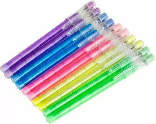 Kids LED Pencils & Color Gift set Writing School Supplies Party Fun Favors  Toys