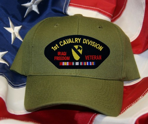 1ST CALVARY DIVISION HAT PATCH CAP IRAQI FREEDOM OIF PIN UP US ARMY VETERAN GIFT - Picture 26 of 27