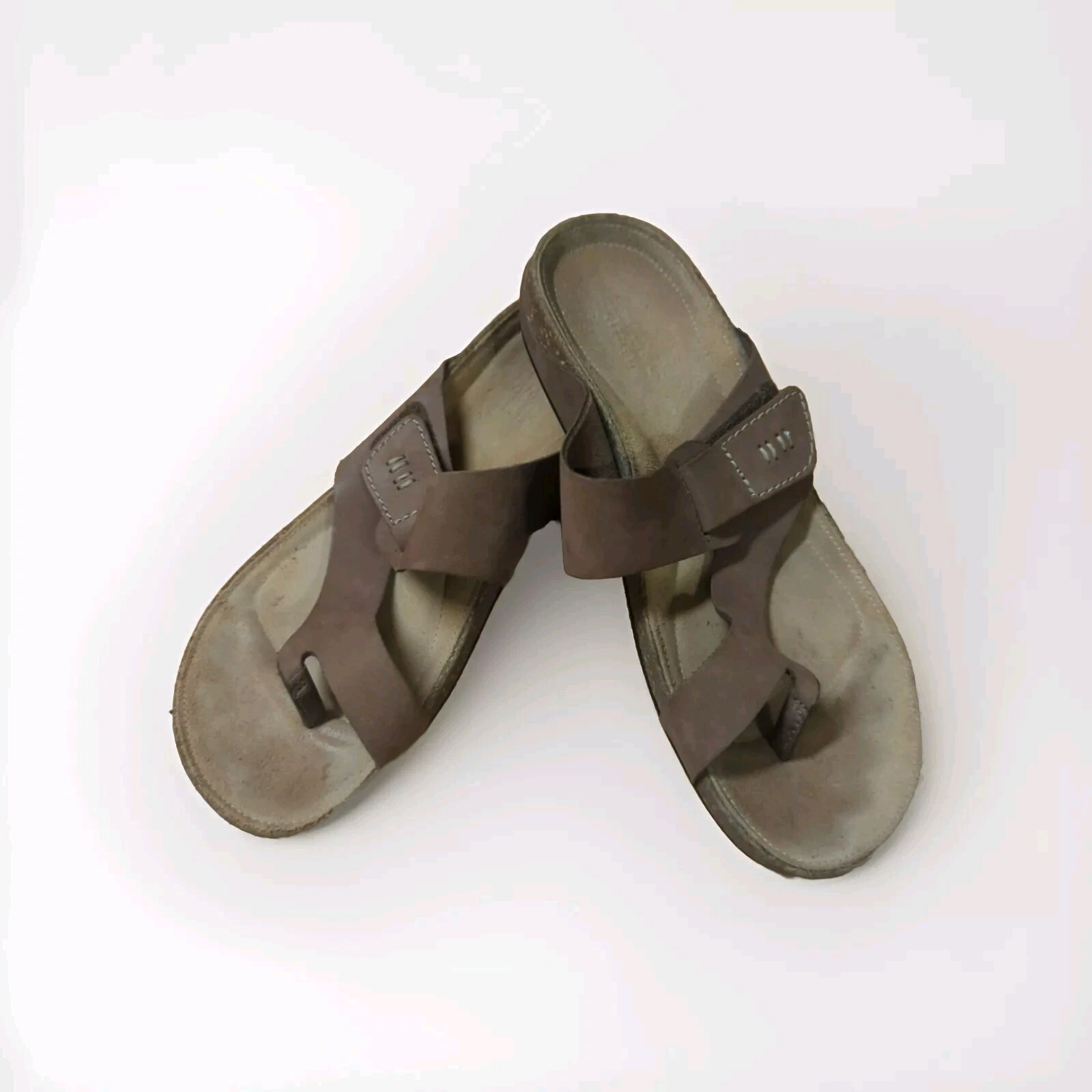 Sandali Clarks Artisan donna 7M scarpe marroni slide pelle comodi sughero