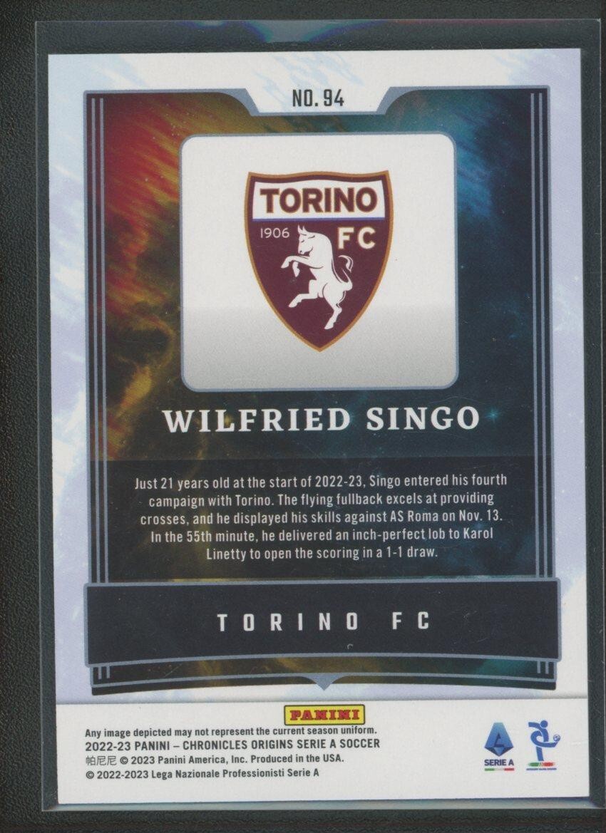 2022-23 Wilfried Singo 99/99 panini chronicles origins serie a | eBay