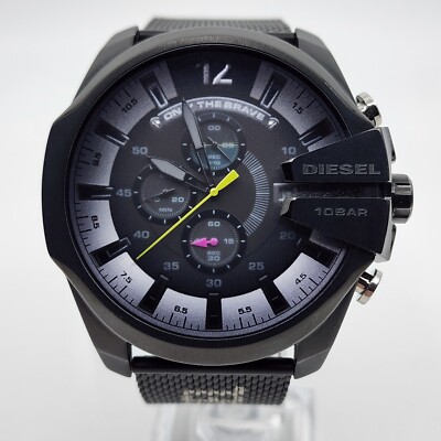 Diesel Men's Mega Chief Stainless Steel Chronograph Quartz Watch