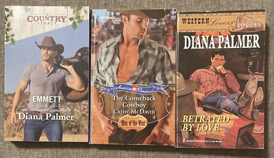 3 PBs: Harlequin Books By Diana Palmer And Cathy McDavid