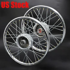 FRONT & REAR WHEEL RIM HUB SPOKE SET FOR HONDA TRAIL CT90 K0-K5 TRAIL CT200