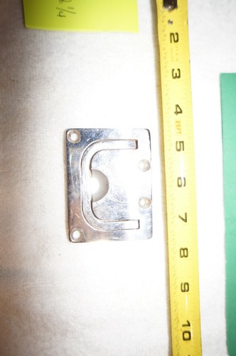Marine Boat Flush Mount Lifting Pull Hatch Lift Ring Handle - 2 15/16" x 2 1/4" - Picture 4 of 6