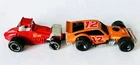 1990 VINTAGE MATCHBOX SPRINT RACER PRO FORM 1:55 MODIFIED RACER LOT OF 2