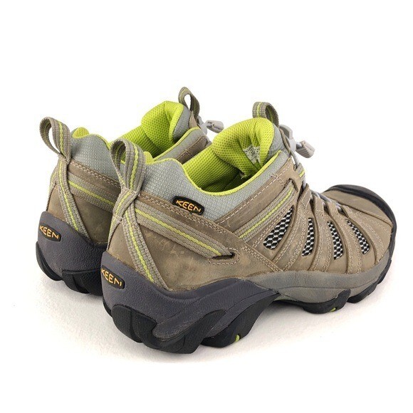 Scarpe da trekking basse ventilate Keen Voyageur da donna taglia 9 5 EUR 40 verde lime Brindle