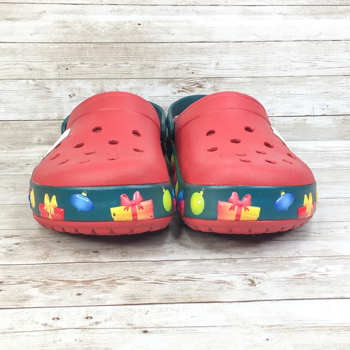 Crocs with christmas best sale lights