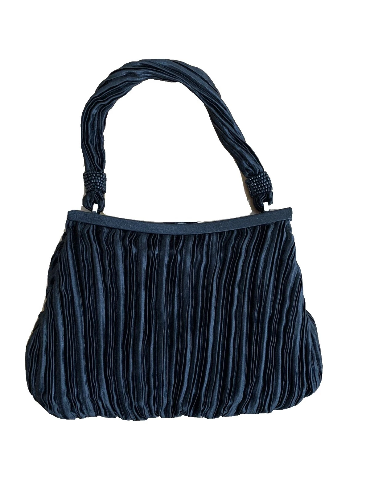 Bolsas de noche formal de raso Vintage, Bolsos y estuches