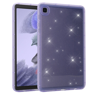 For Samsung Galaxy Tab S9 FE+ / A9+ /Tab S6 Lite /S7 FE Glitter Clear TPU Case