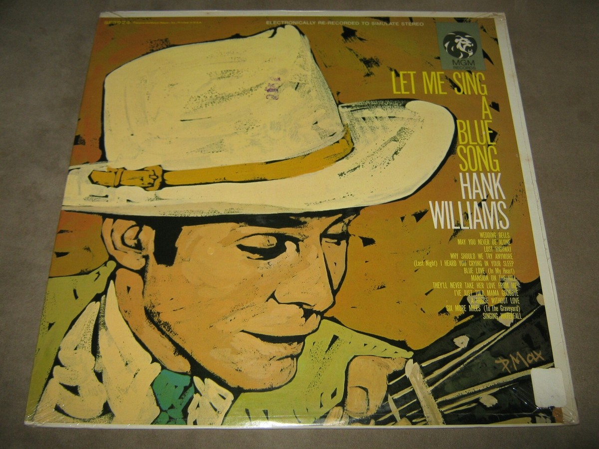 ミュージシャン blue.ks HANK WILLIAMS Let Me Sing A Blue Song SEALED New Vinyl LP SE